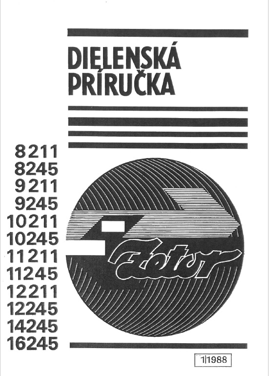 Dielenska prirucka na traktor zetor